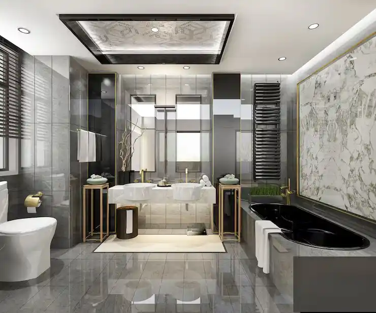 Modern bathroom design